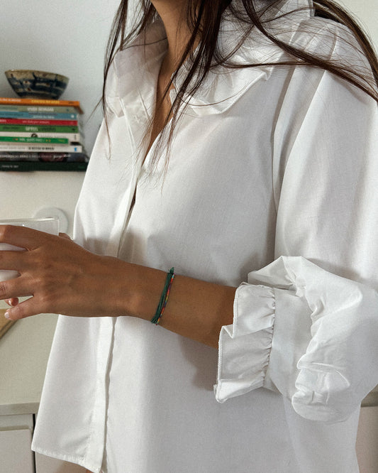 White Blouse Collar